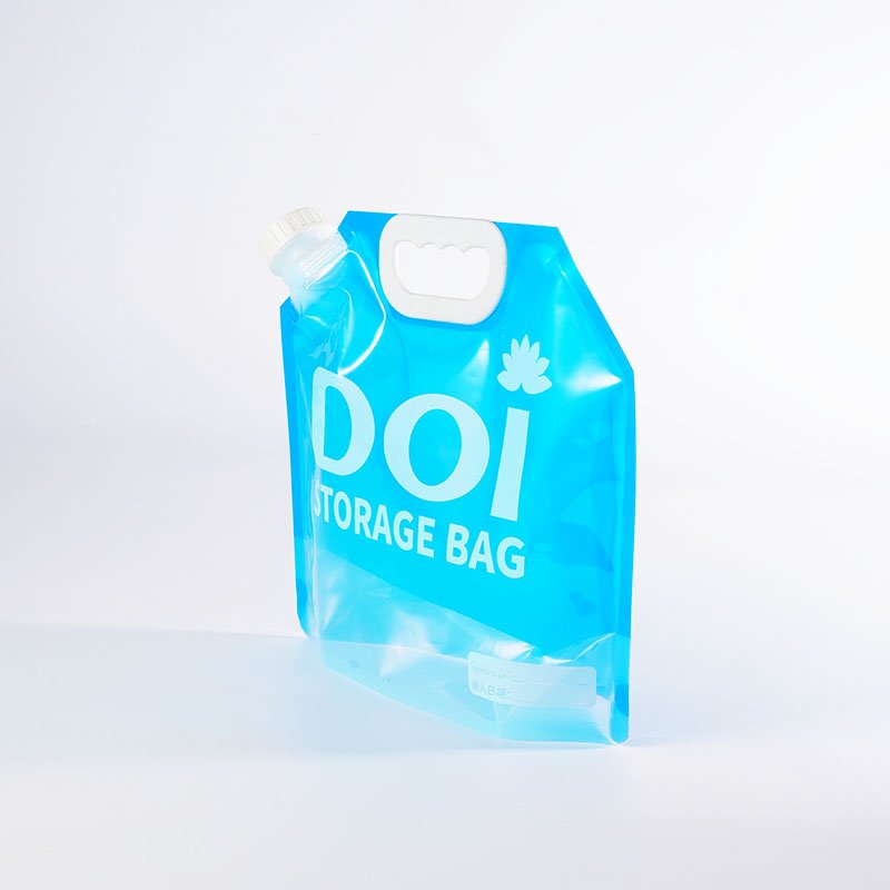 Flexible spout pouch for liquid dispensing