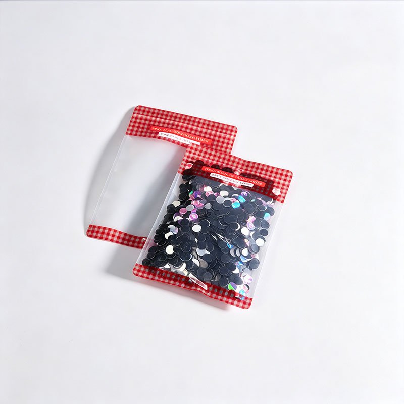 Lay-flat three-side-seal zipper pouch