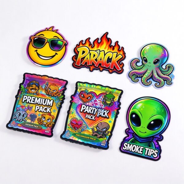 Custom Printed Cannabis Mylar Bags