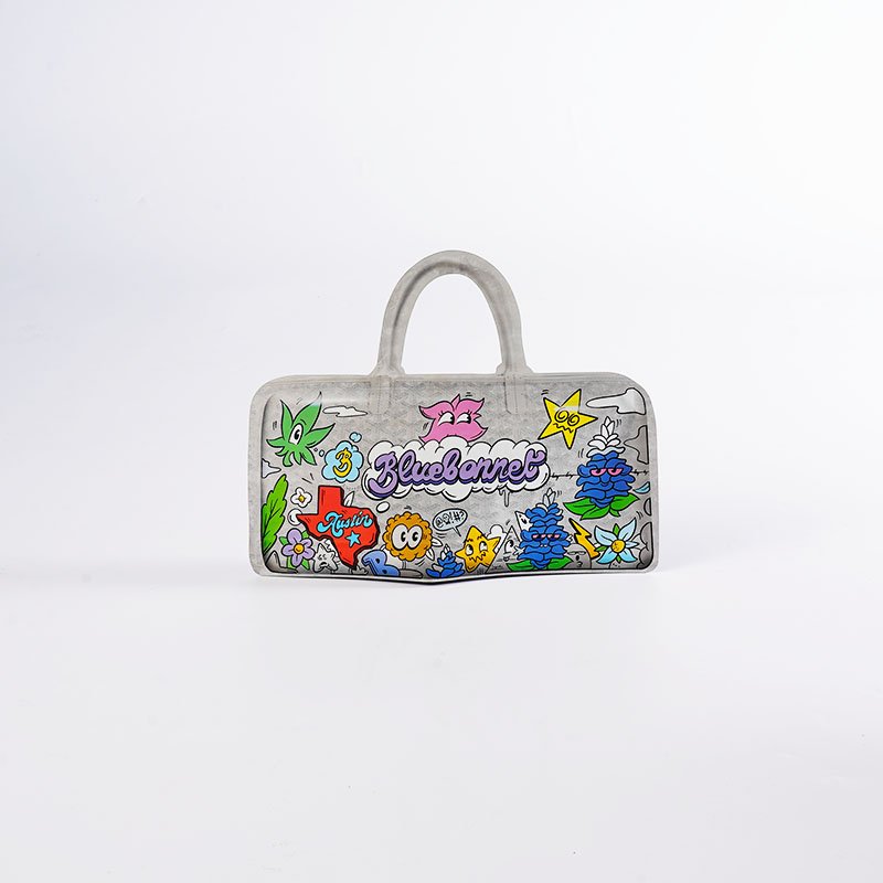 Custom special-shaped unique irregular shape cannabis packaging weed pouch